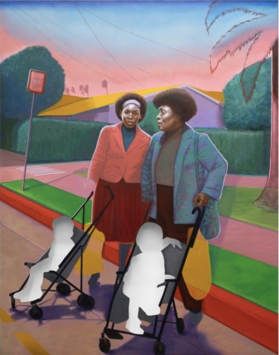 Titus Kaphar. From a Tropical Space. 2019