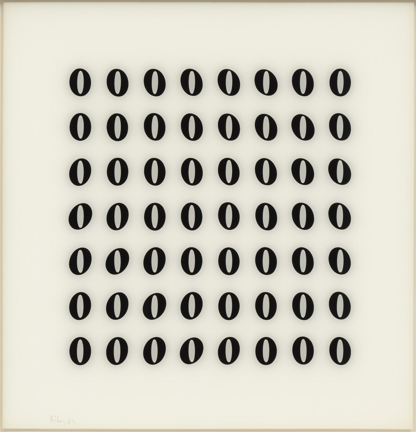 Bridget Riley. Untitled (Fragment 4). 1965