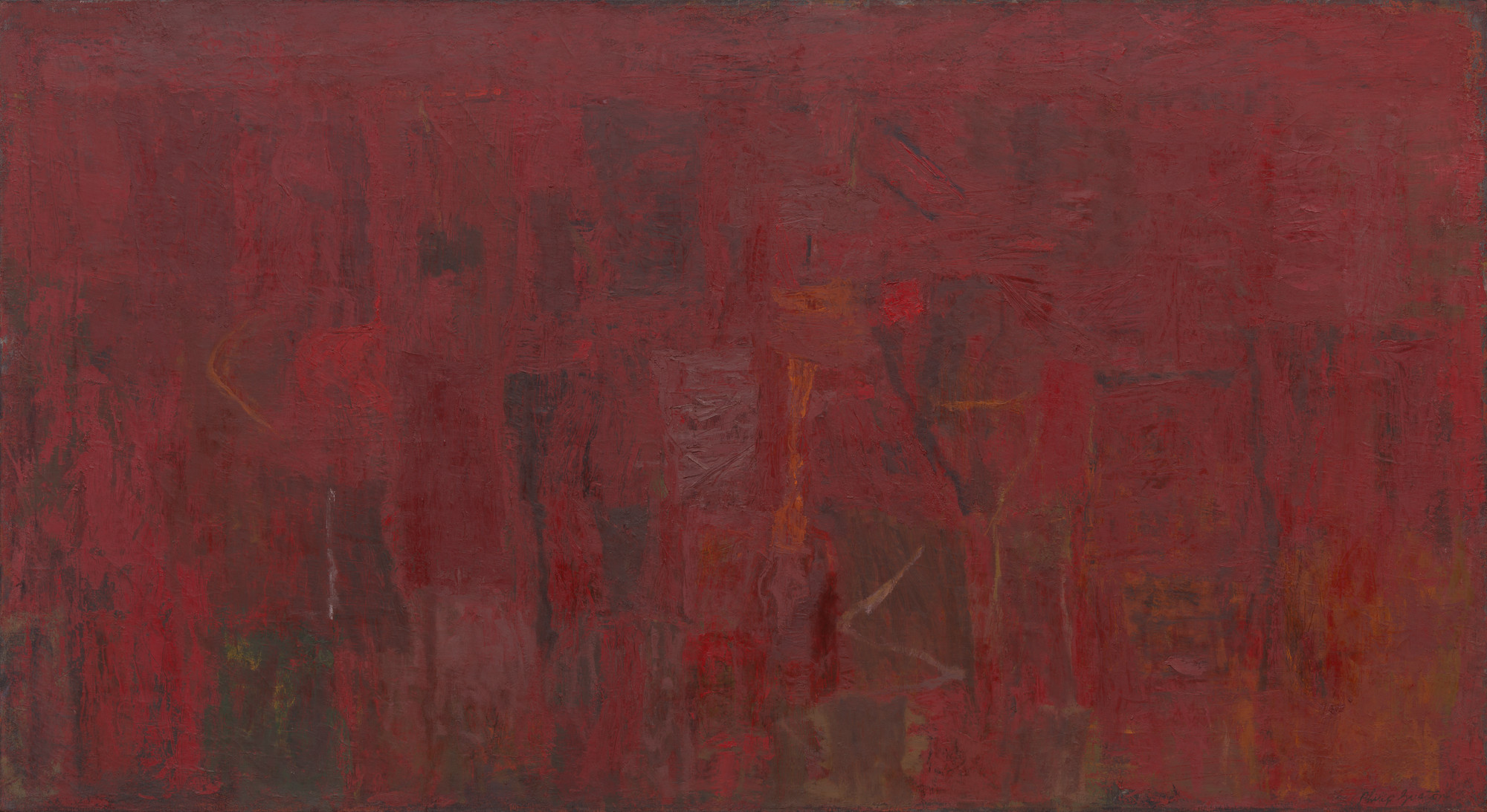 Philip Guston. Red Painting. 1950