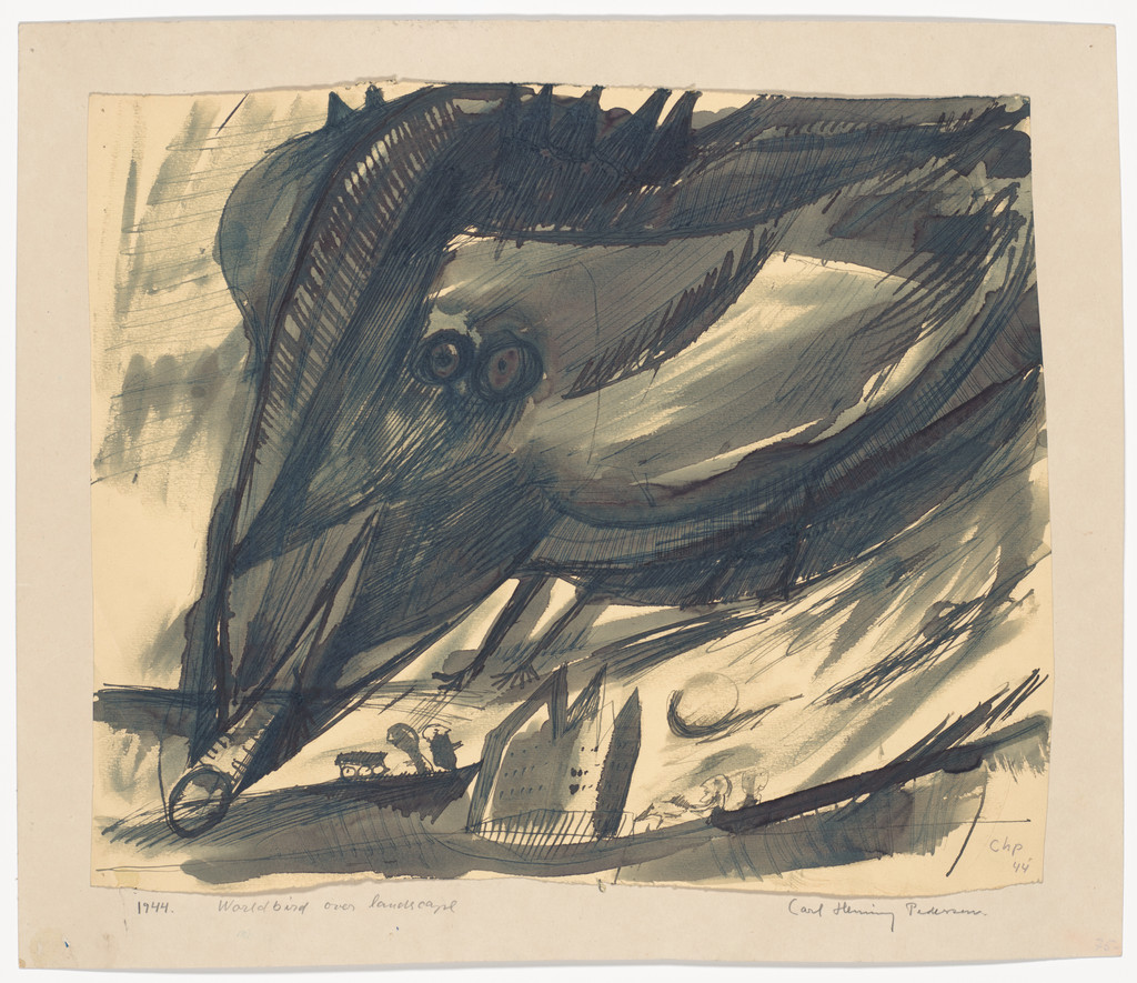 World Bird Over Landscape