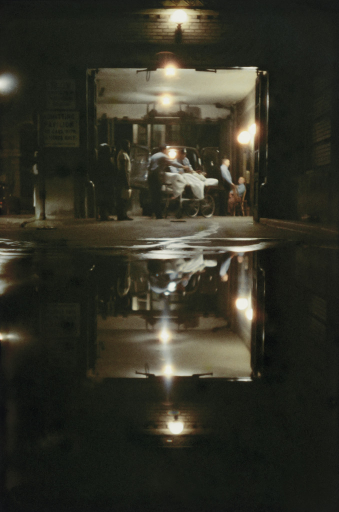 Cops Bring In Knifing Victim, Chicago, Illinois