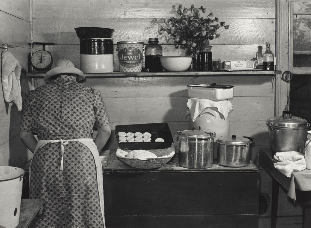 A Member of Witkin's Family Making Biscuits
