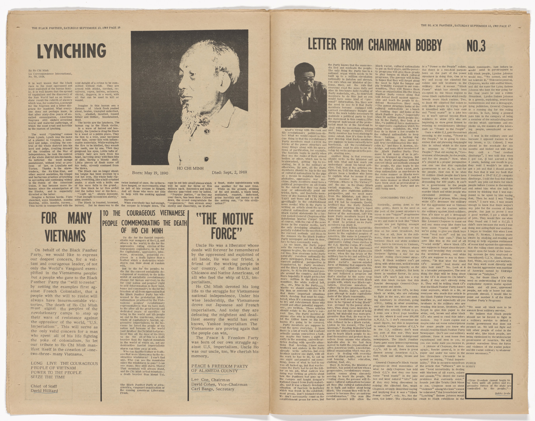 Emory Douglas. The Black Panther Newspaper, vol. 3, no. 21, Next victim of fascist frame up?. 1969