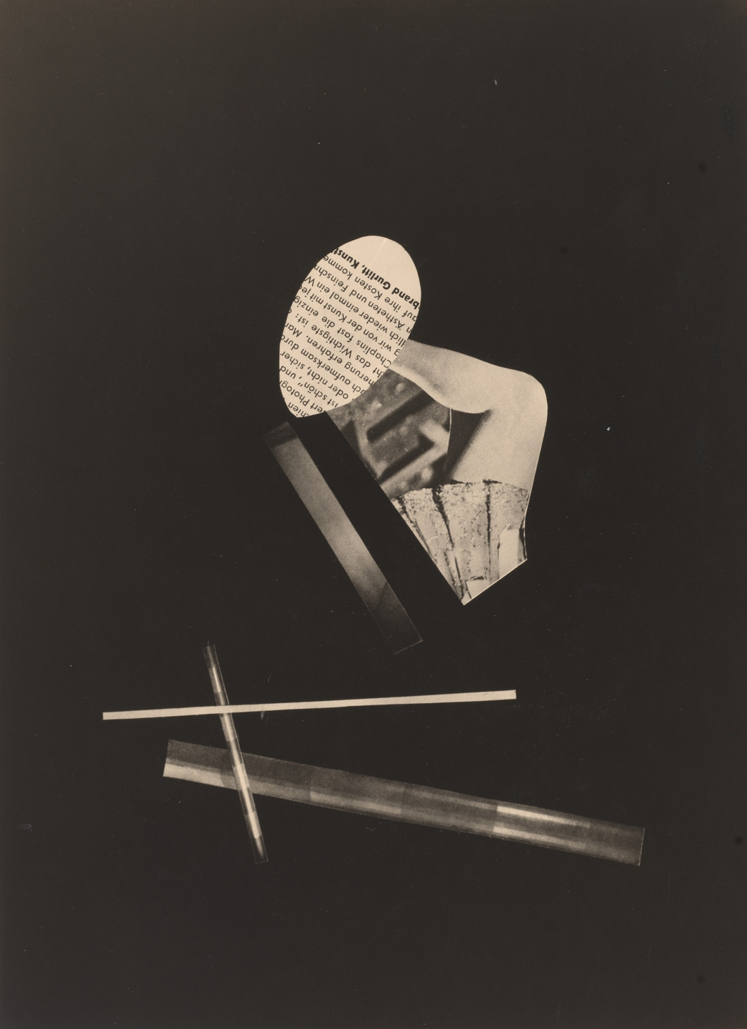 Friedrich Vordemberge-Gildewart. Equilibrium (Photocollage K 38a). 1927-28