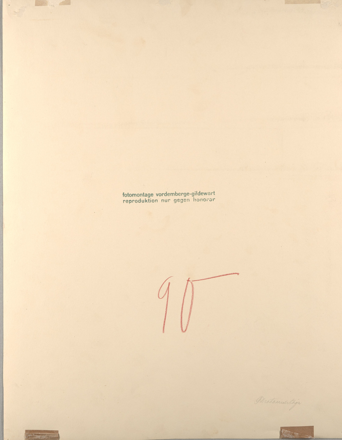 Friedrich Vordemberge-Gildewart. Equilibrium (Photocollage K 38a). 1927-28