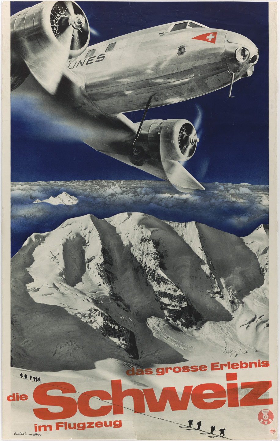 Herbert Matter. Die Schweiz das Grosse Erlebnis im Flugzeug. 1935-36
