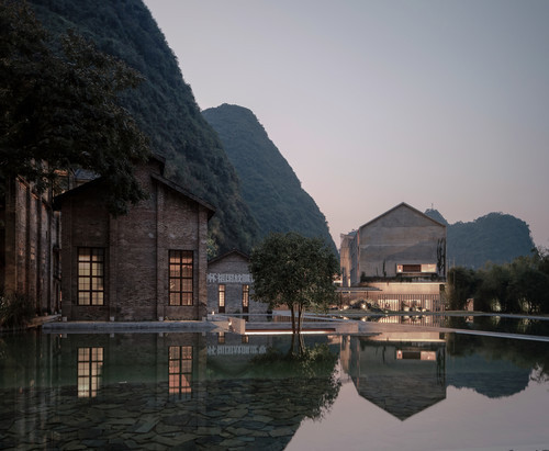Dong Gong, Shengliang Su. Alila Yangshuo Hotel, Yangshuo, Guilin, Guangxi, China. 2013–2017