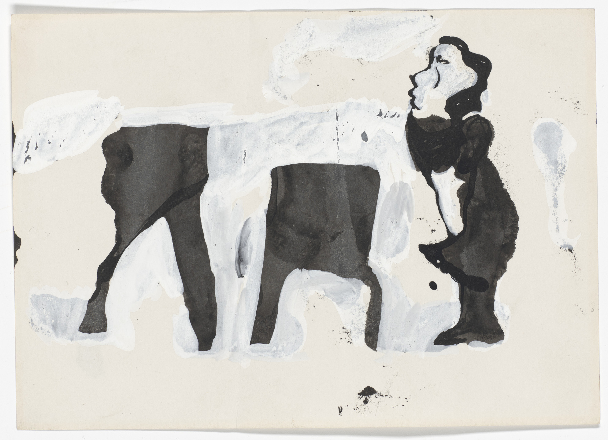 Kamala Ibrahim Ishag. Untitled from Figures and Spirits. c. 1970