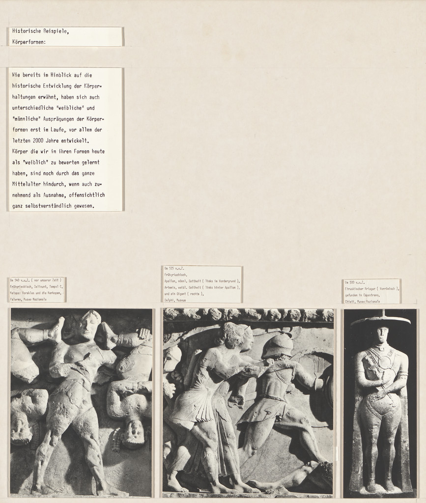 Panel from Let's Take Back Our Space: 'Female' and 'Male' Body Language as a Result of Patriarchal Structures