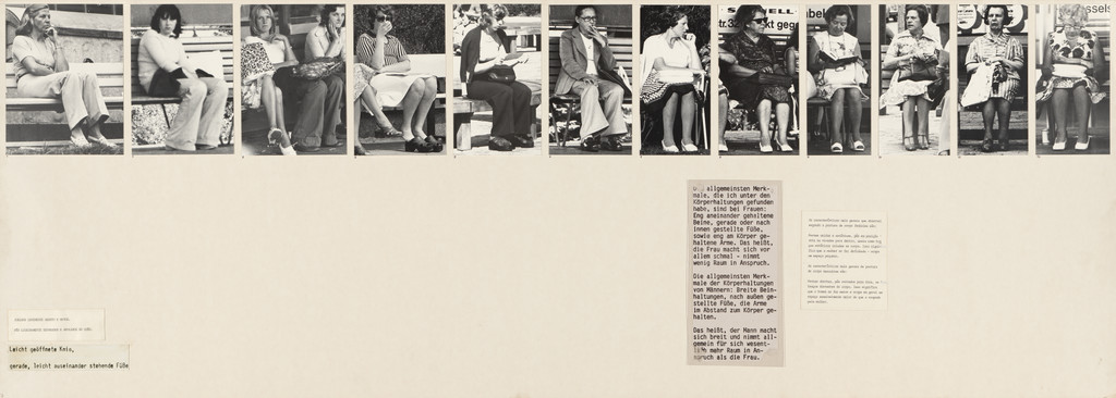 Panel from Let's Take Back Our Space: 'Female' and 'Male' Body Language as a Result of Patriarchal Structures