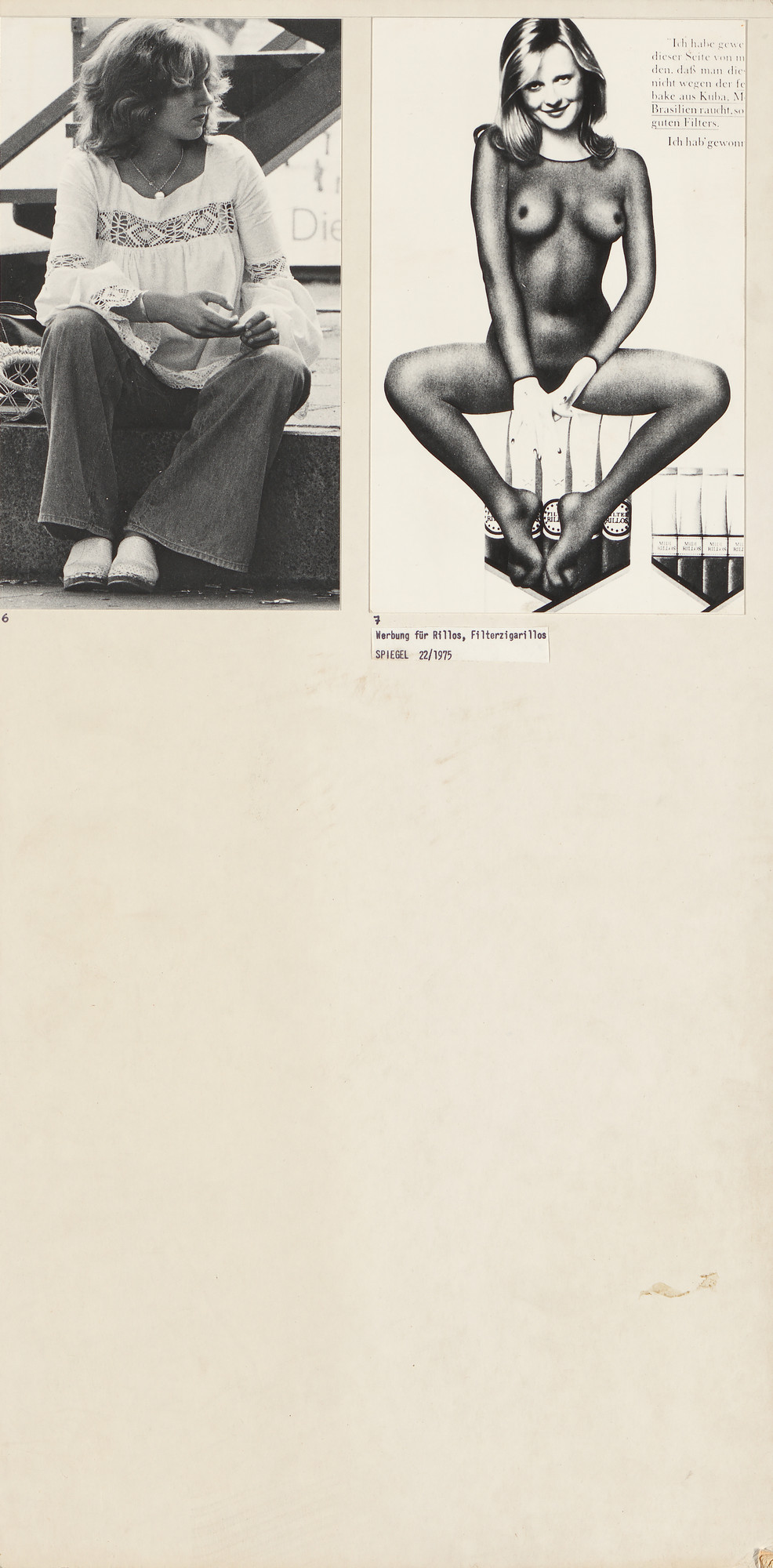 Marianne Wex. Panel from Let's Take Back Our Space: 'Female' and 'Male' Body Language as a Result of Patriarchal Structures