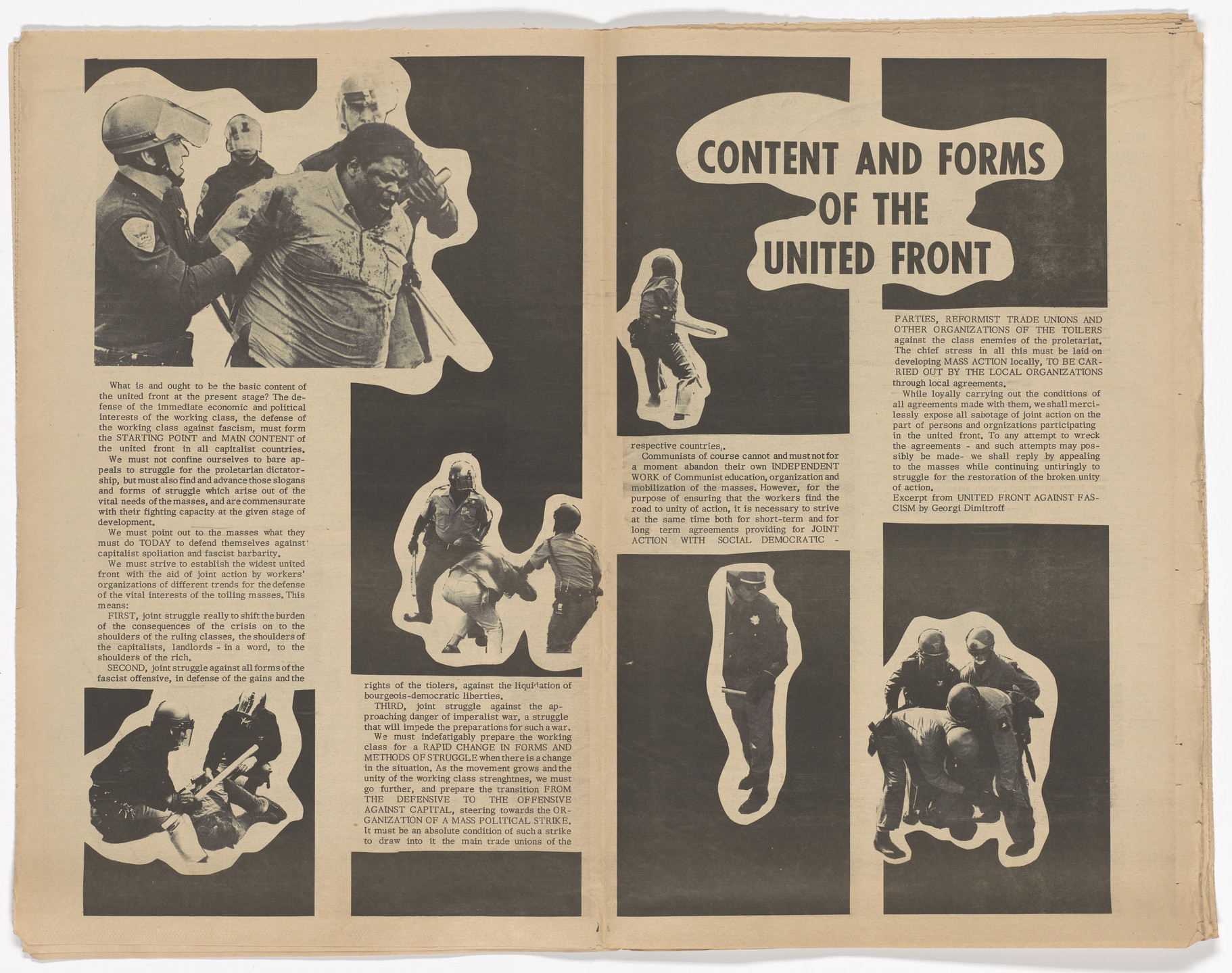 Emory Douglas. The Black Panther Newspaper, vol. 3, no. 13 (Avaricious Businessman). 1969