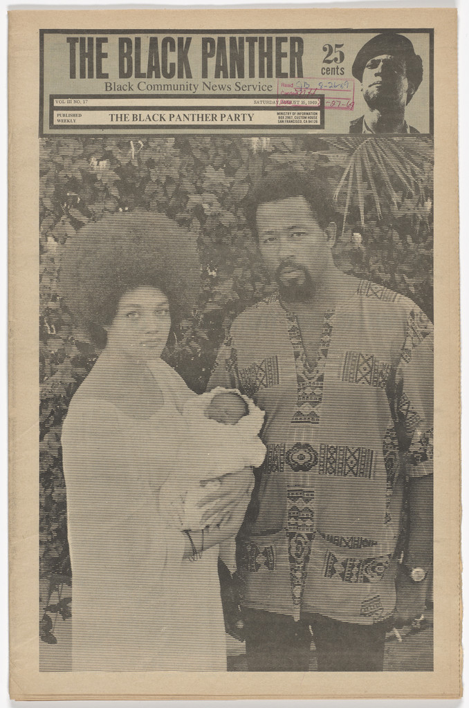 The Black Panther Newspaper, vol. 3, no. 17 (Eldridge Cleaver's new baby)