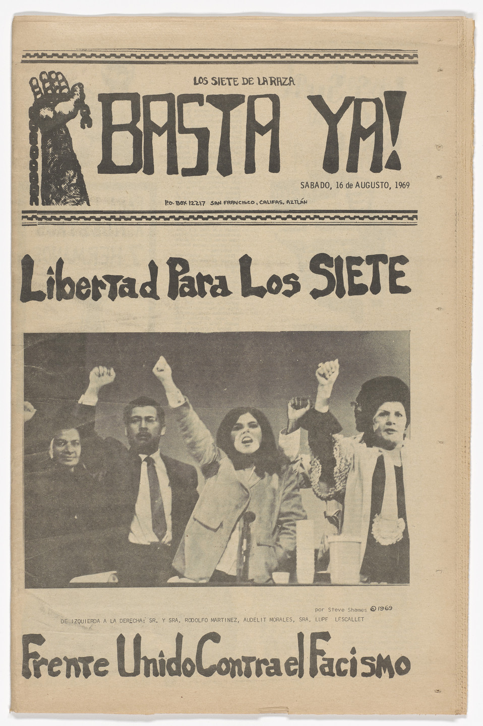 Emory Douglas, Yolanda Lopez. The Black Panther Newspaper, vol. 3, no. 17 (Eldridge Cleaver&#39;s new baby). 1969