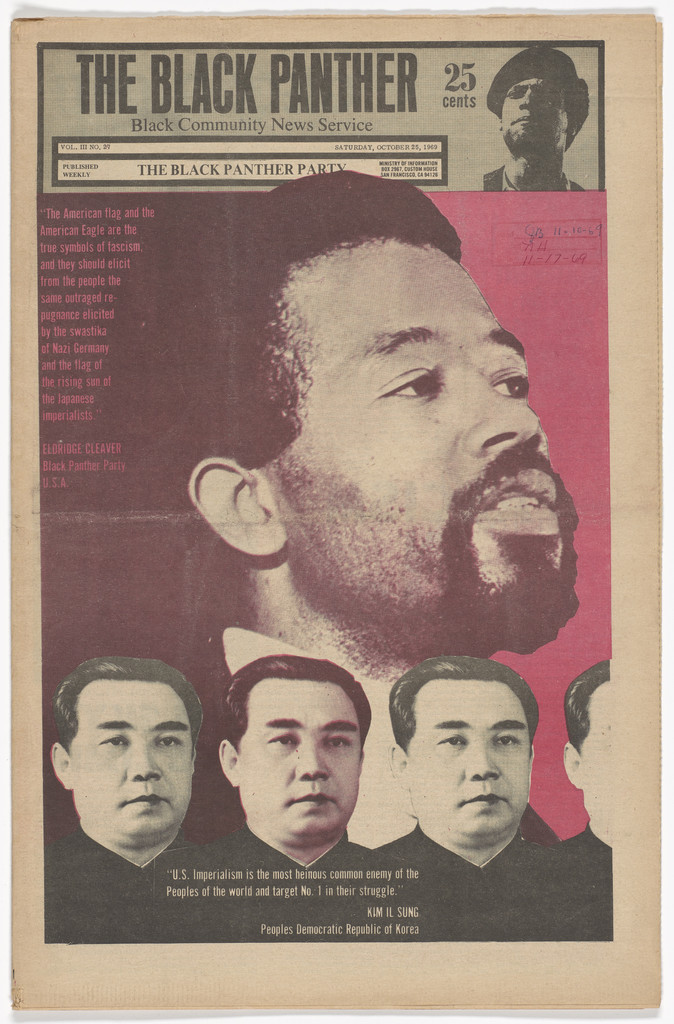 The Black Panther Newspaper, vol. 3, no. 27 (Eldridge Cleaver quote)