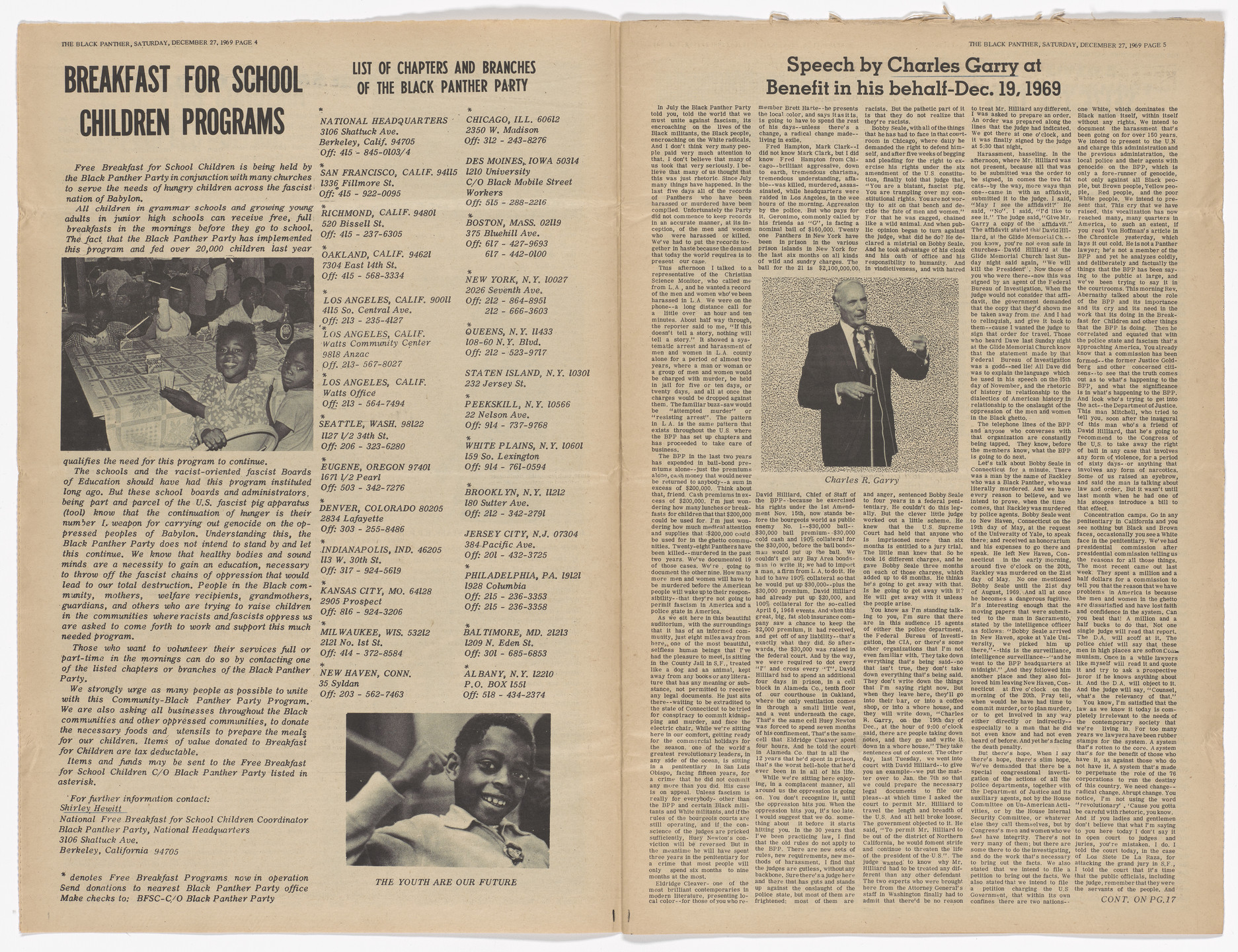 Emory Douglas. The Black Panther Newspaper, vol. 4, no. 4 (No justice in Amerikkka). 1969