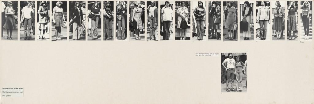 Panel from Let's Take Back Our Space: 'Female' and 'Male' Body Language as a Result of Patriarchal Structures