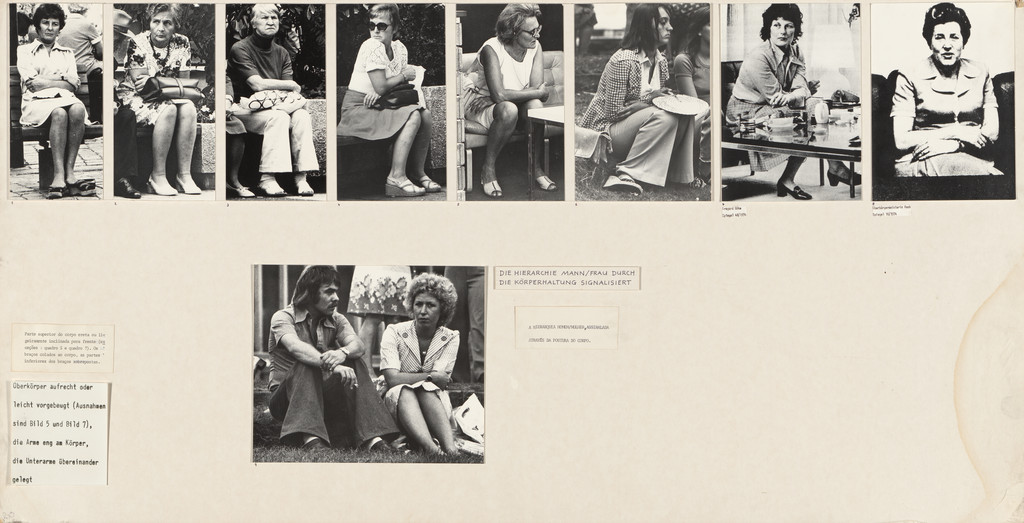 Panel from Let's Take Back Our Space: 'Female' and 'Male' Body Language as a Result of Patriarchal Structures