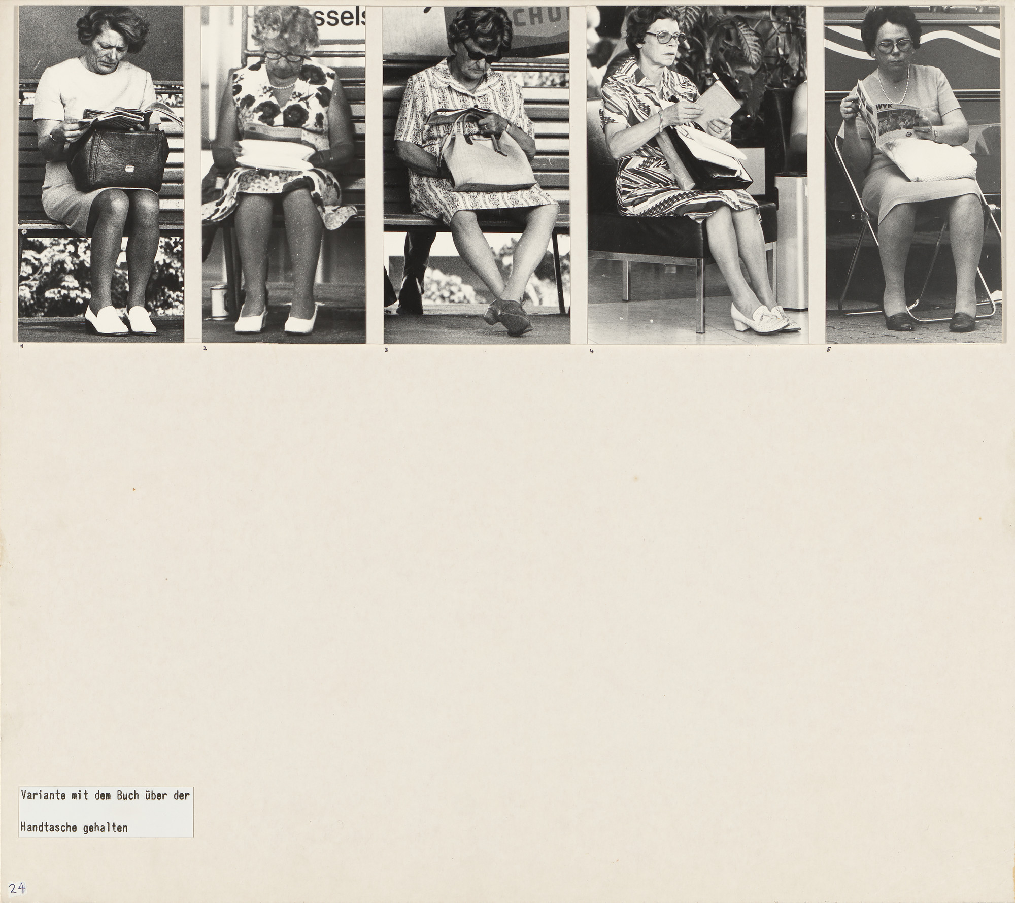 Marianne Wex. Panel from Let's Take Back Our Space: 'Female' and 'Male' Body Language as a Result of Patriarchal Structures