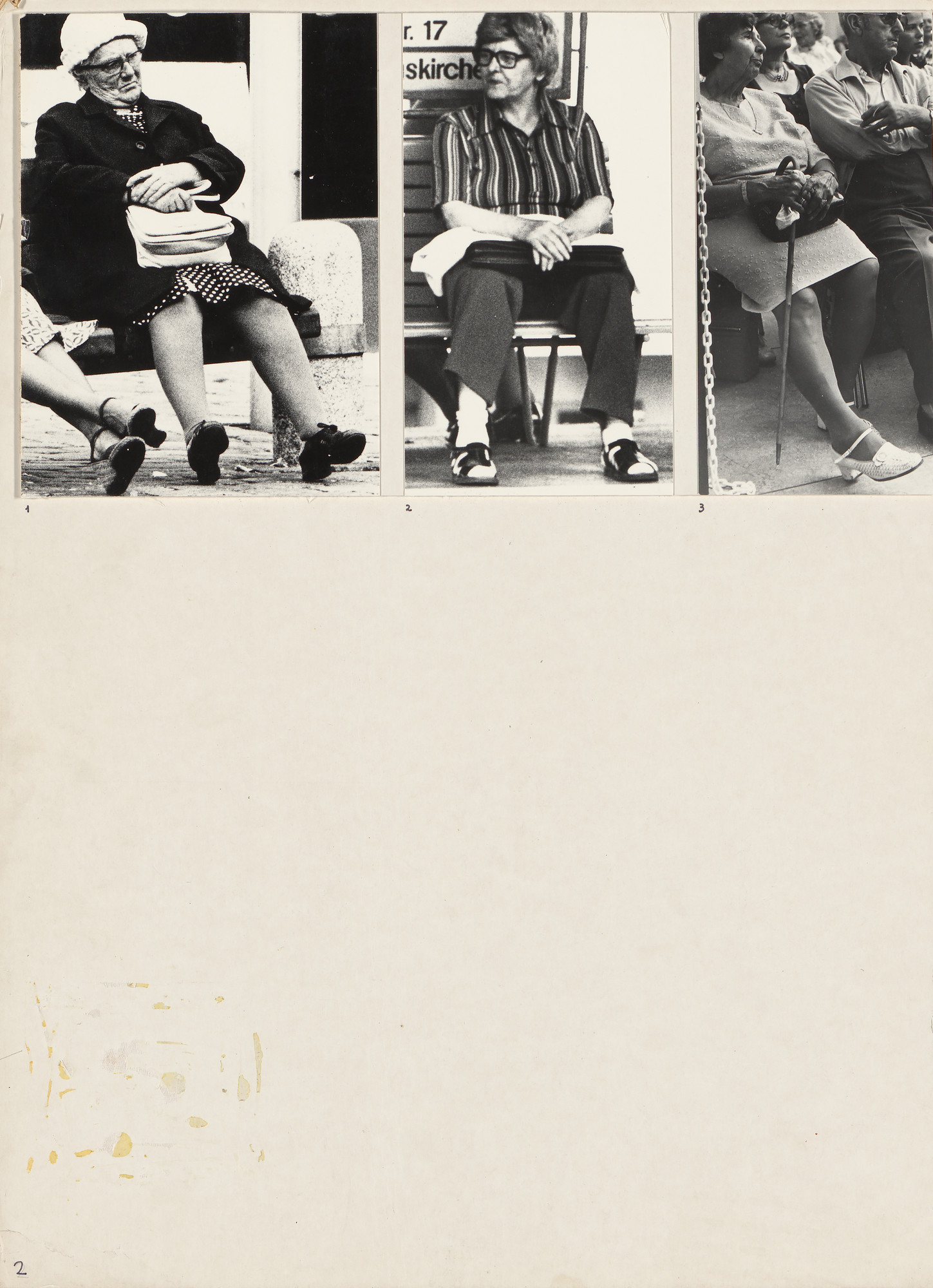 Marianne Wex. Panel from Let's Take Back Our Space: 'Female' and 'Male' Body Language as a Result of Patriarchal Structures