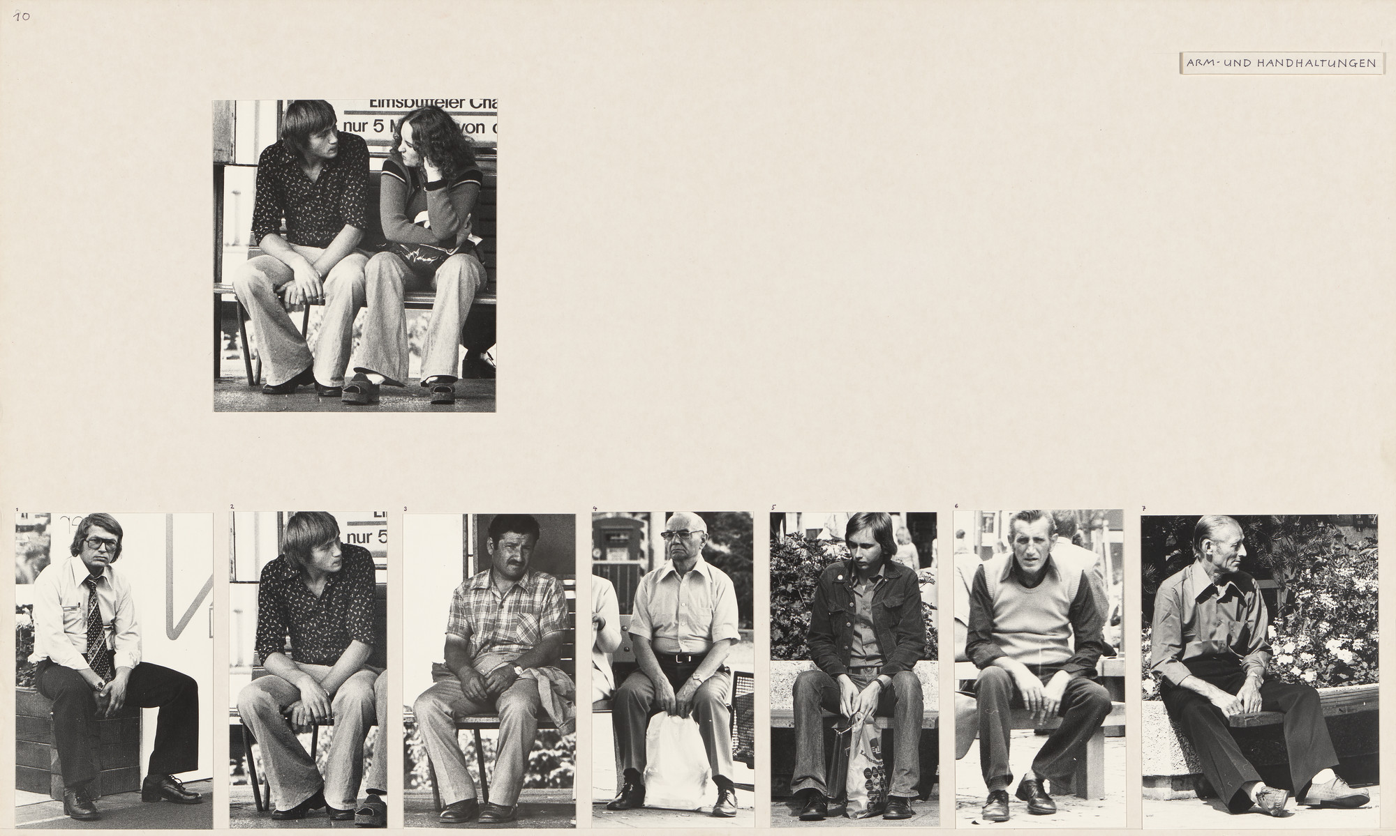 Marianne Wex. Panel from Let's Take Back Our Space: 'Female' and 'Male' Body Language as a Result of Patriarchal Structures