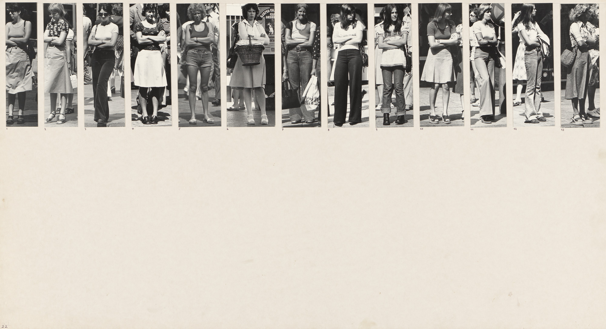 Marianne Wex. Panel from Let's Take Back Our Space: 'Female' and 'Male' Body Language as a Result of Patriarchal Structures