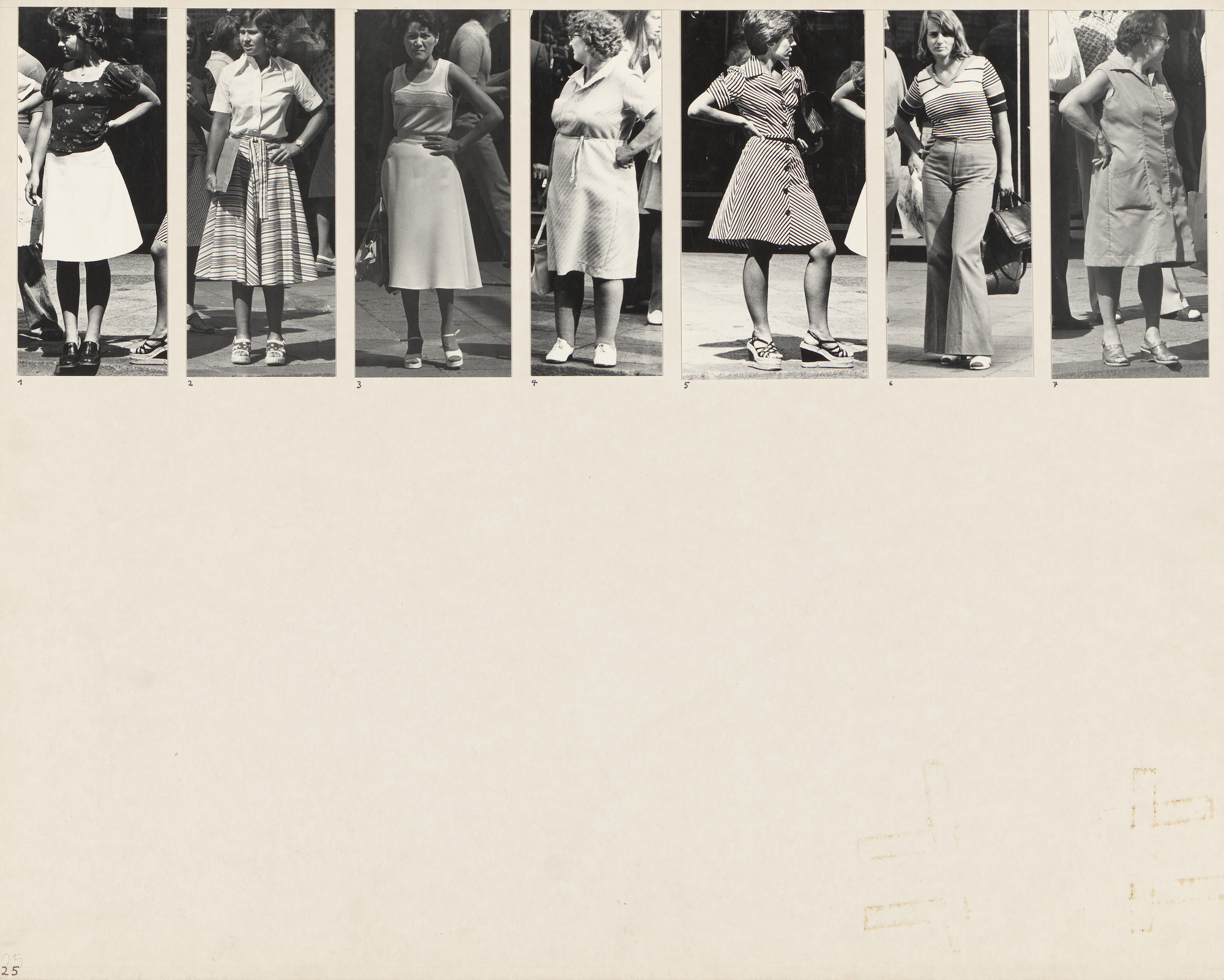 Marianne Wex. Panel from Let's Take Back Our Space: 'Female' and 'Male' Body Language as a Result of Patriarchal Structures