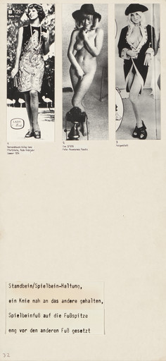 Marianne Wex. Panel from Let's Take Back Our Space: 'Female' and 'Male' Body Language as a Result of Patriarchal Structures