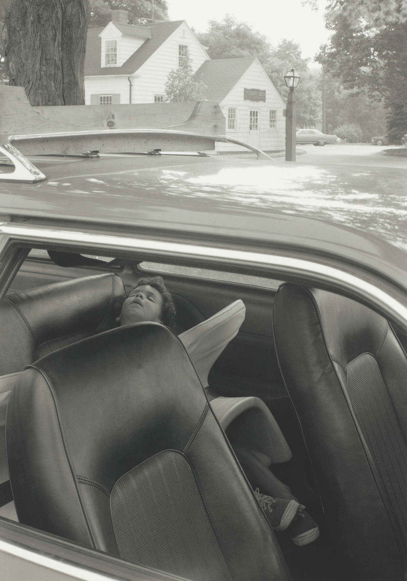 Richard Benson. Untitled (child in back seat of car)