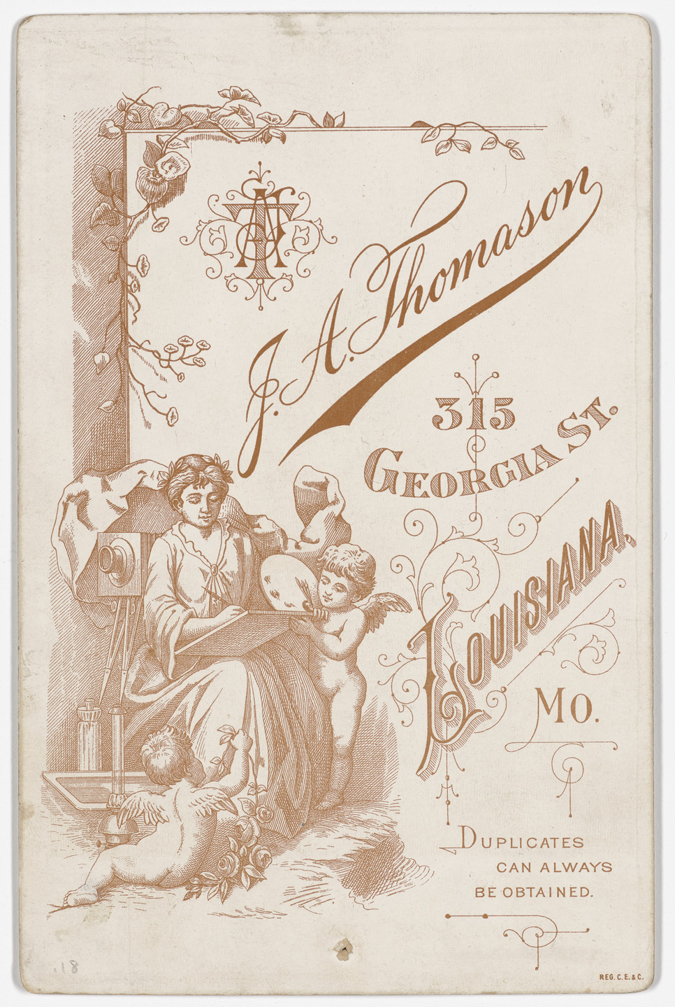 James Alexander Thomason. Untitled (Thomason, 315 Georgia Street, Louisiana, MO). c. 1900