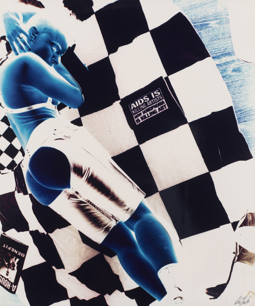 AIDS is Killing Artists, Self-Portrait, Provincetown, Massachusetts