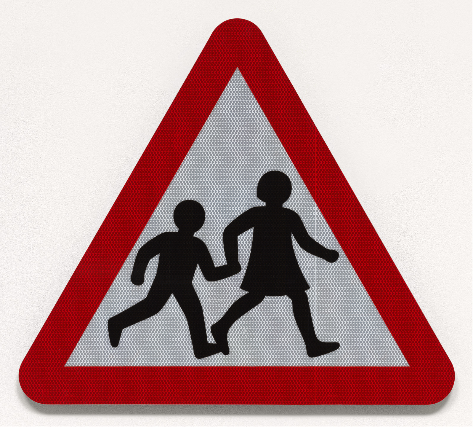 Jock Kinneir, Margaret Calvert. Children crossing sign for British roadways. Designed 1957–1967