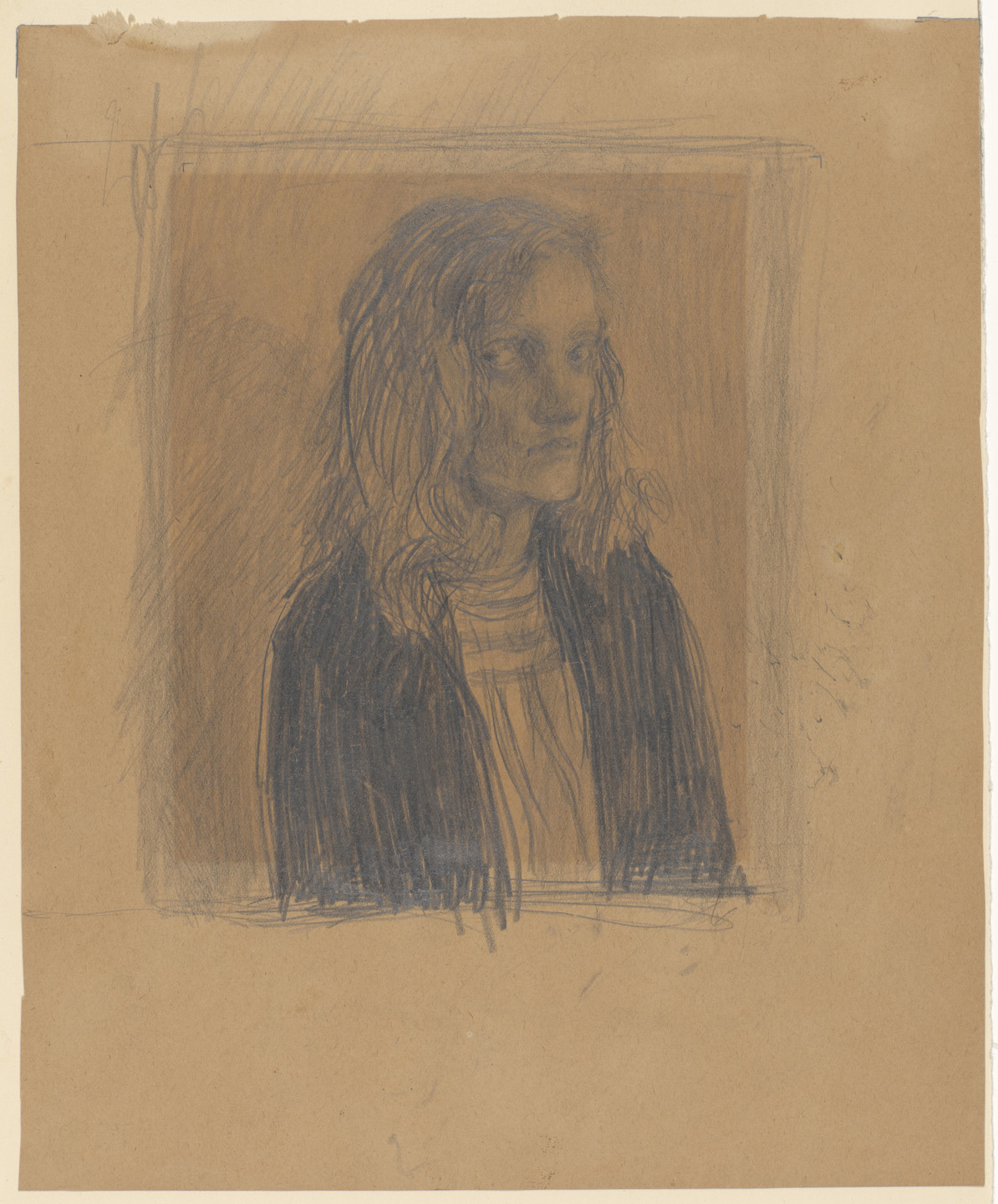 Ilka Gedő. Self-Portrait. 1946