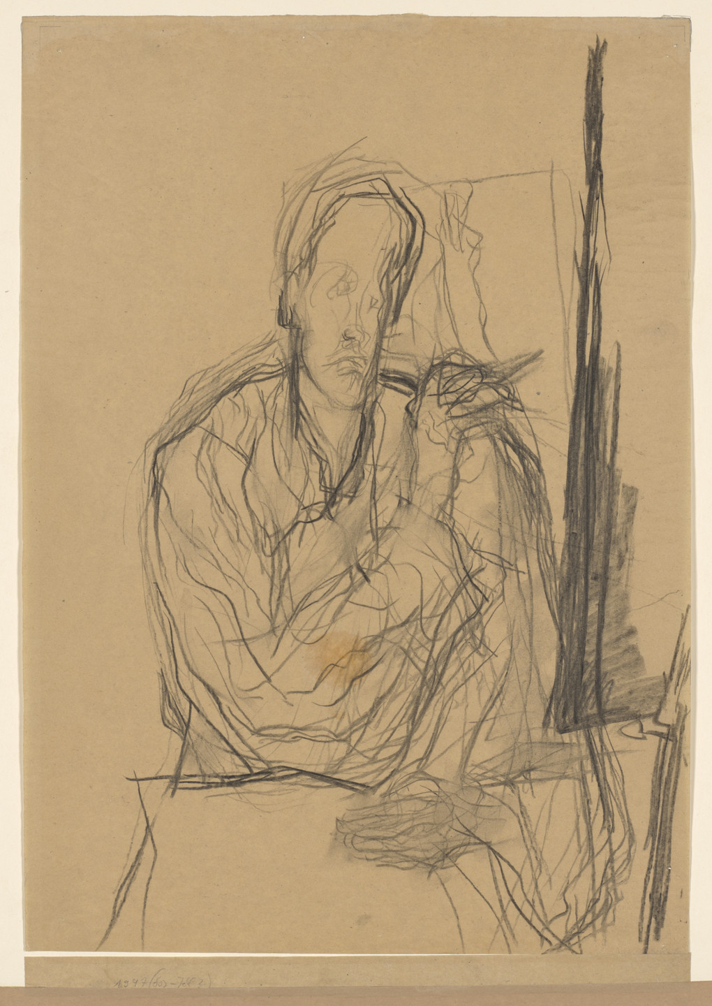 Ilka Gedő. Self-Portrait. 1947