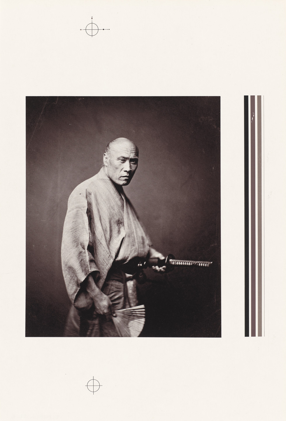 Felice Beato. Samurai, Yokohama, plate 68 from Photographs