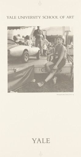 POSTER FOR YALE UNIVERSITY SCHOOL OF ART. GRADUATE PROGRAM IN PHOTOGRAPHY
