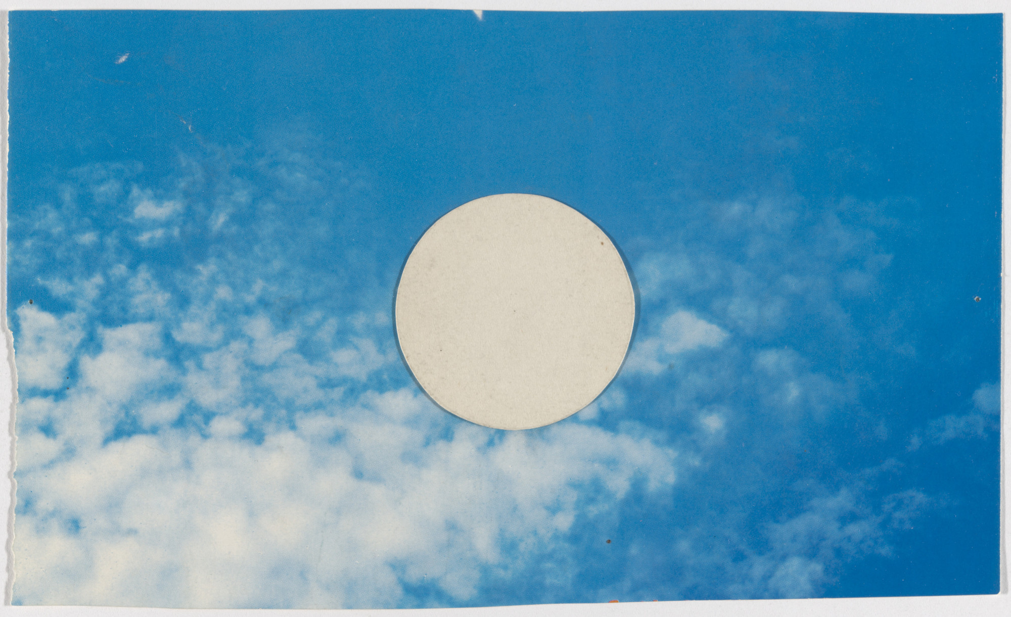 Yutaka Matsuzawa. Untitled (White Circle Collage). c. 1967