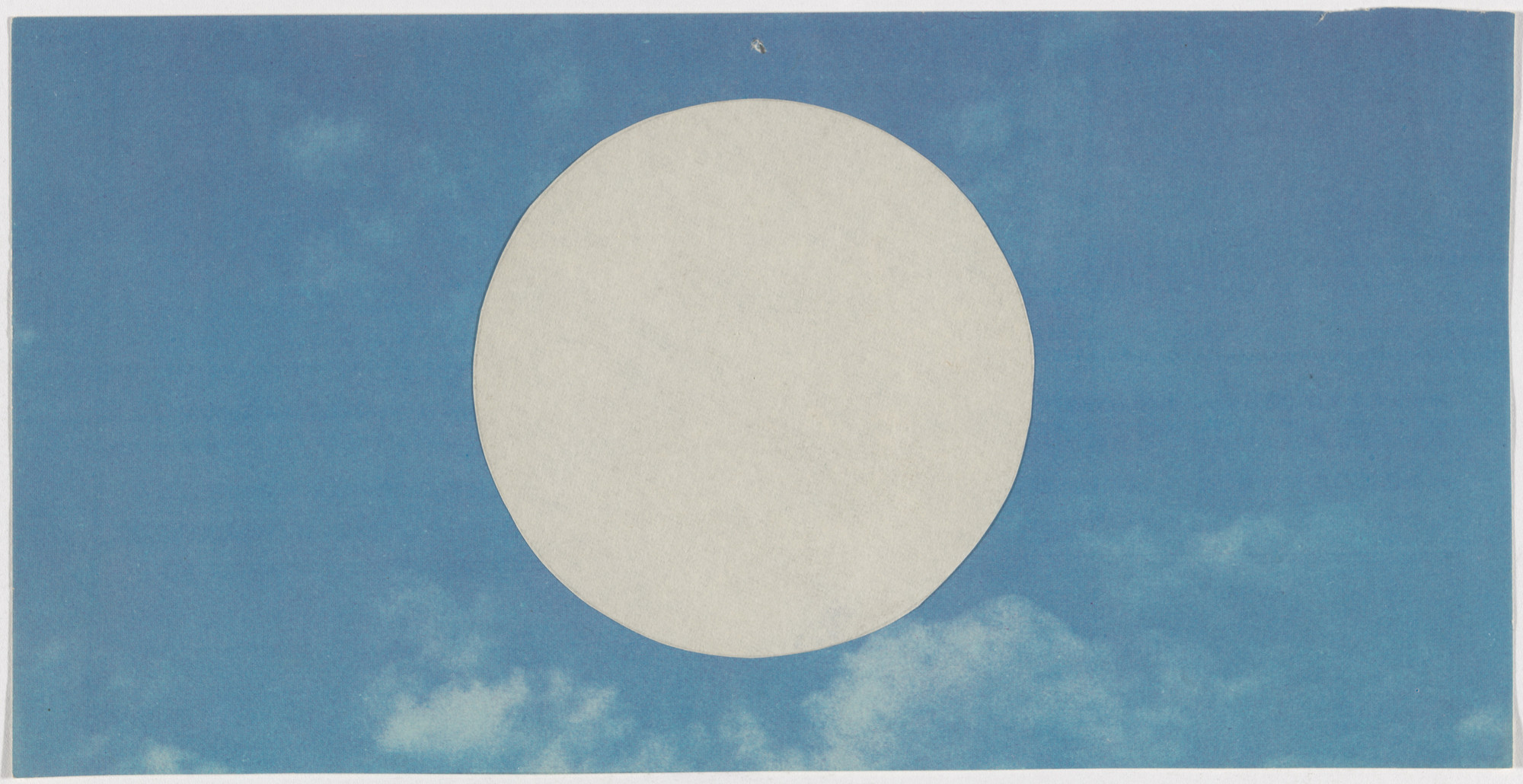 Yutaka Matsuzawa. Untitled (White Circle Collage). c. 1967