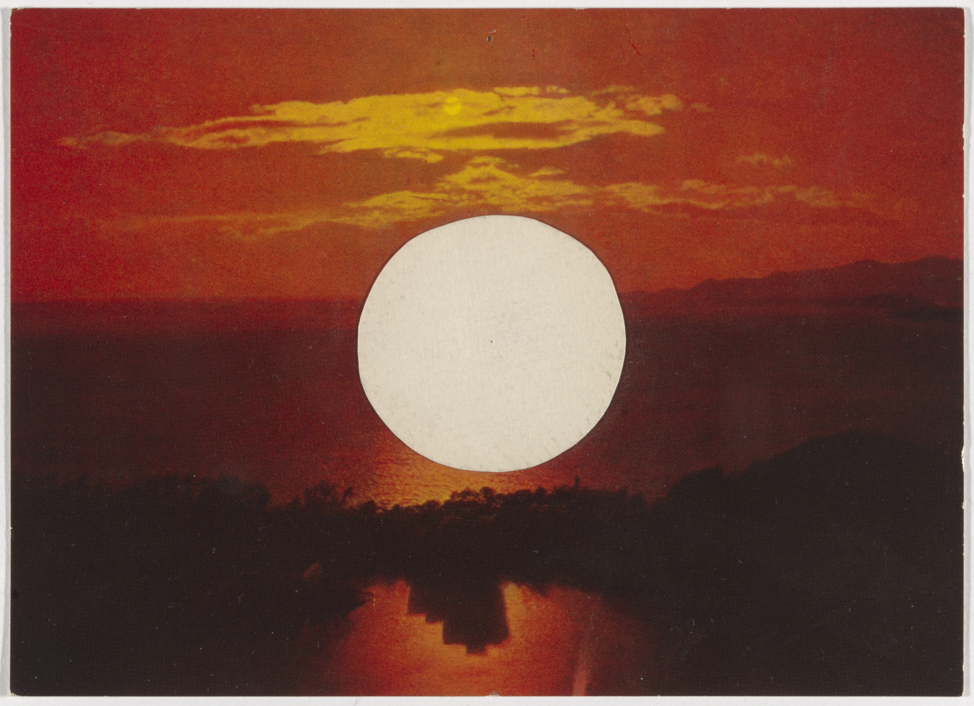 Yutaka Matsuzawa. Untitled (White Circle Collage). c. 1967