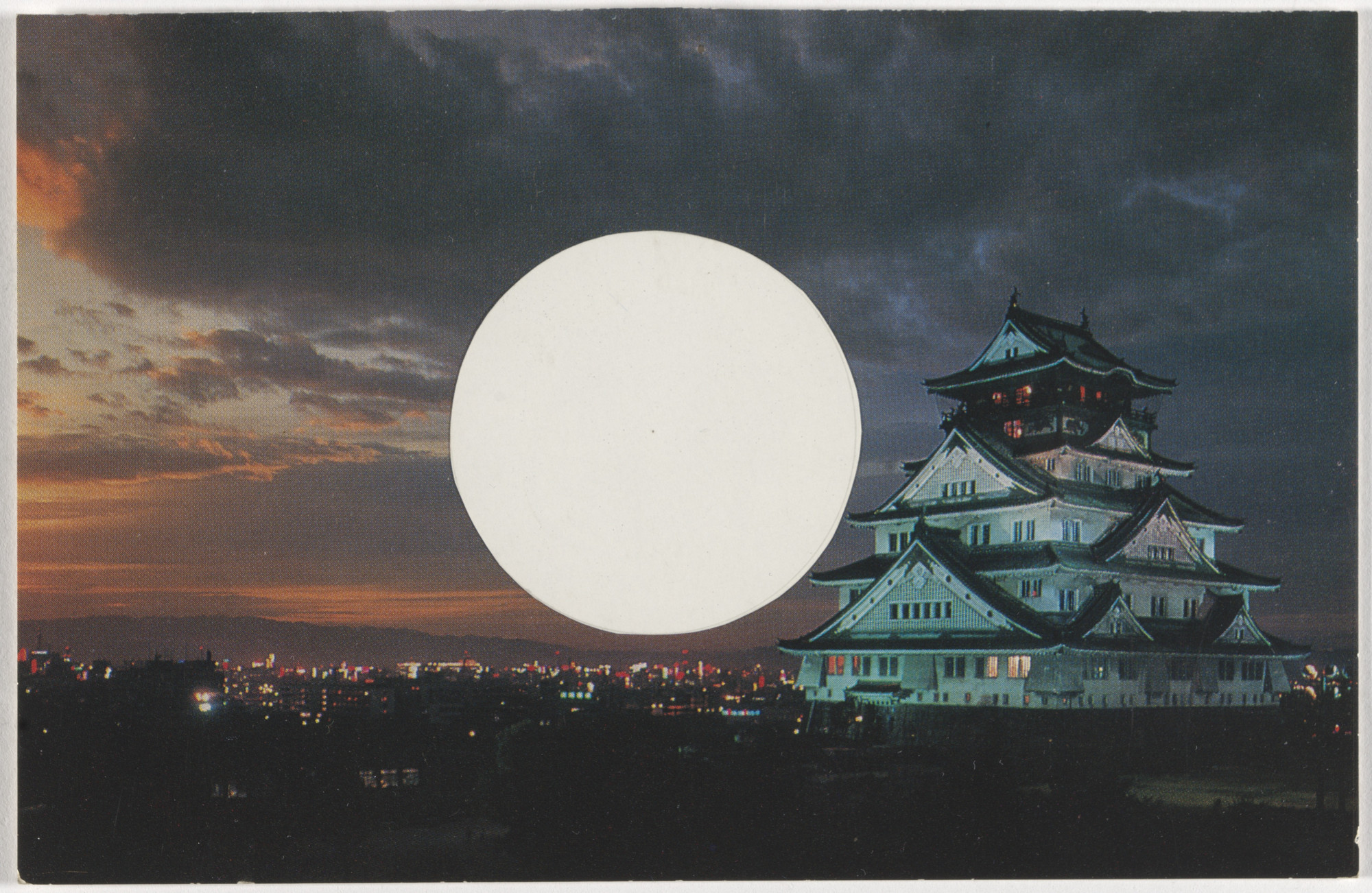 Yutaka Matsuzawa. Untitled (White Circle Collage). c. 1967