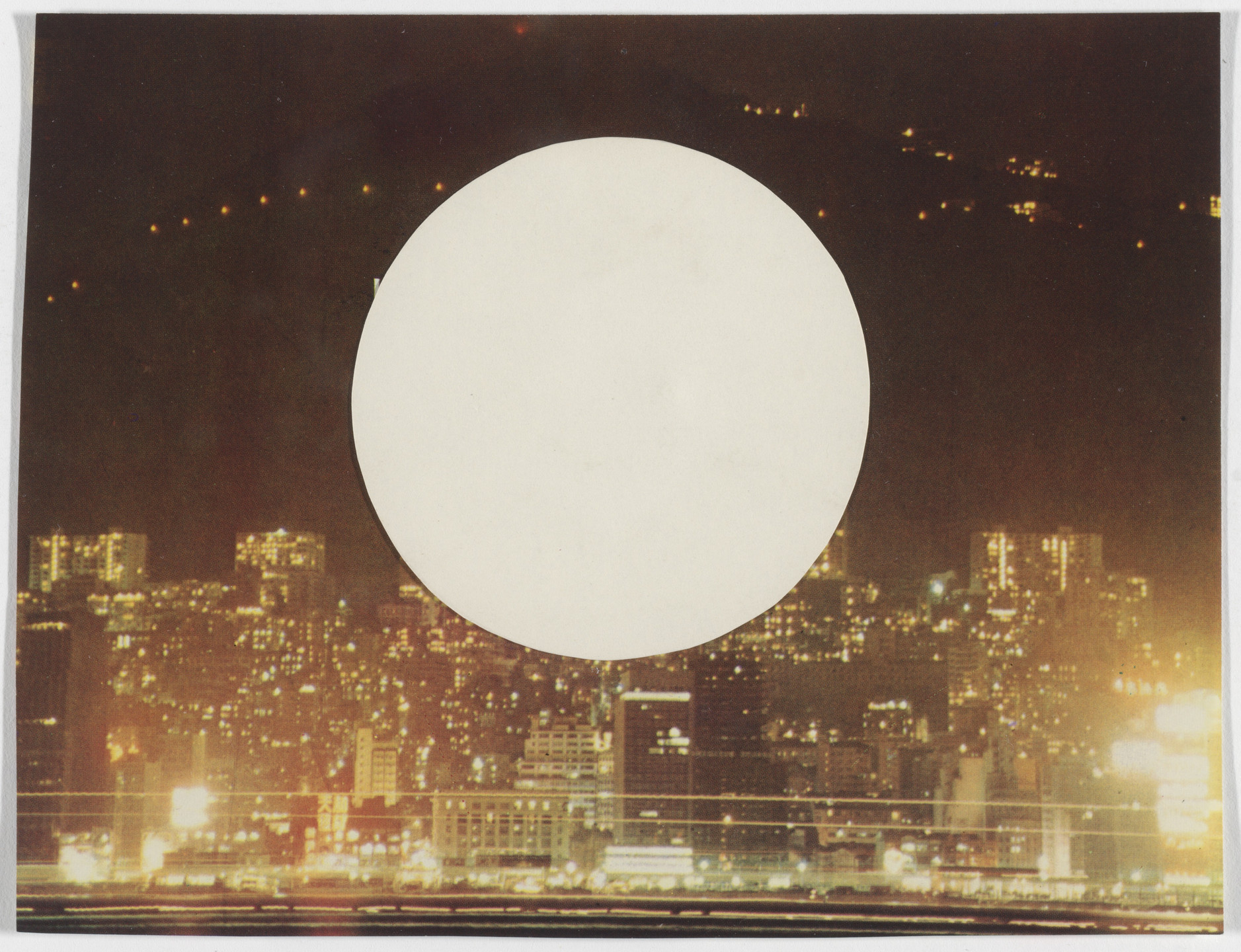 Yutaka Matsuzawa. Untitled (White Circle Collage). c. 1967