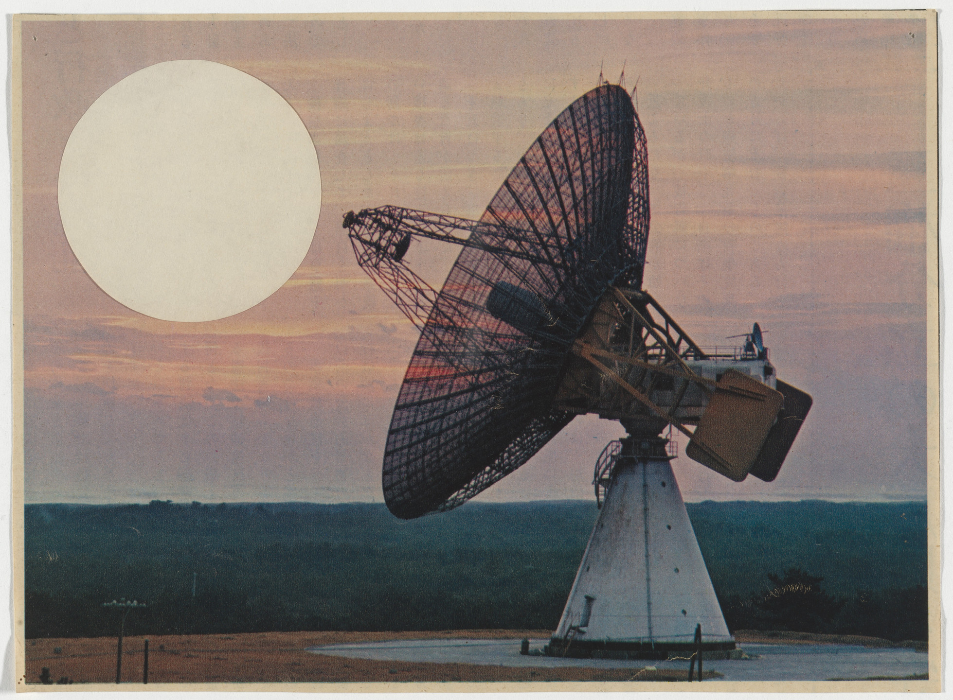 Yutaka Matsuzawa. Untitled (White Circle Collage). c. 1967