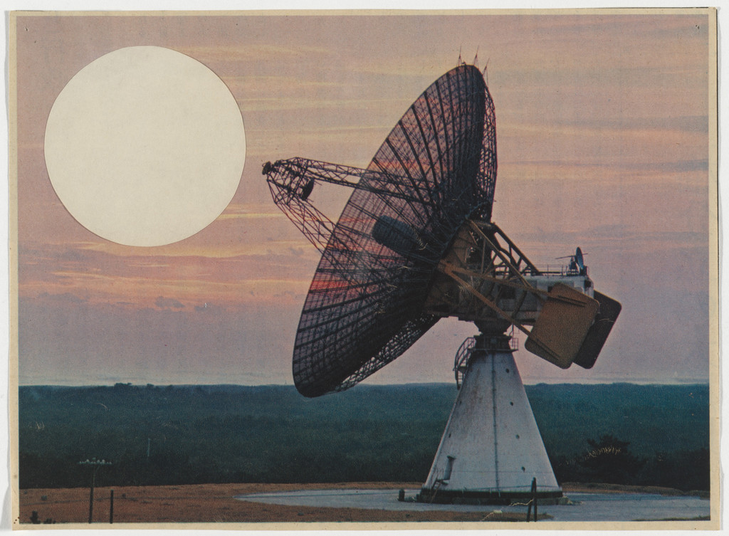 Untitled (White Circle Collage)