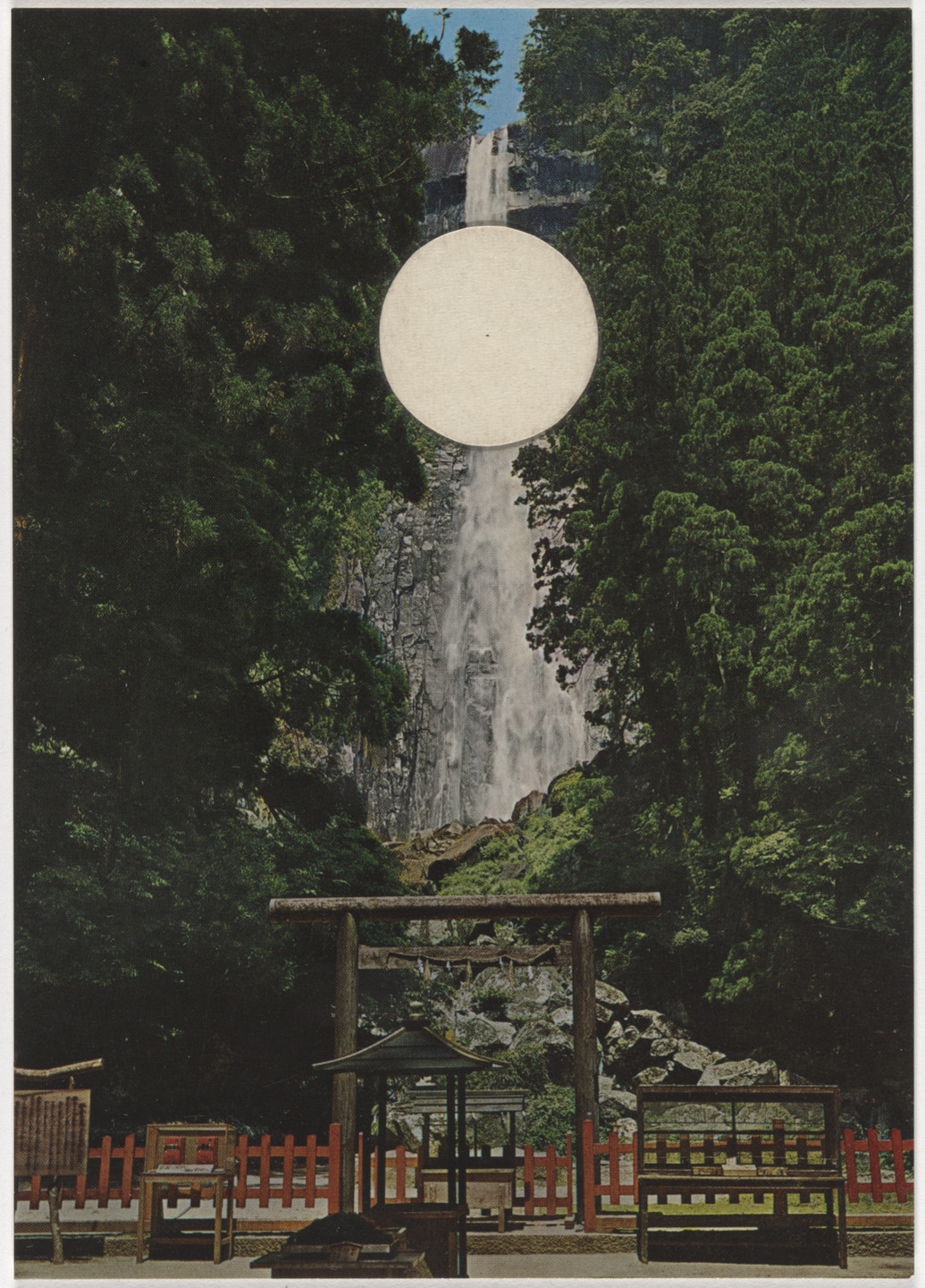 Yutaka Matsuzawa. Untitled (White Circle Collage). c. 1967