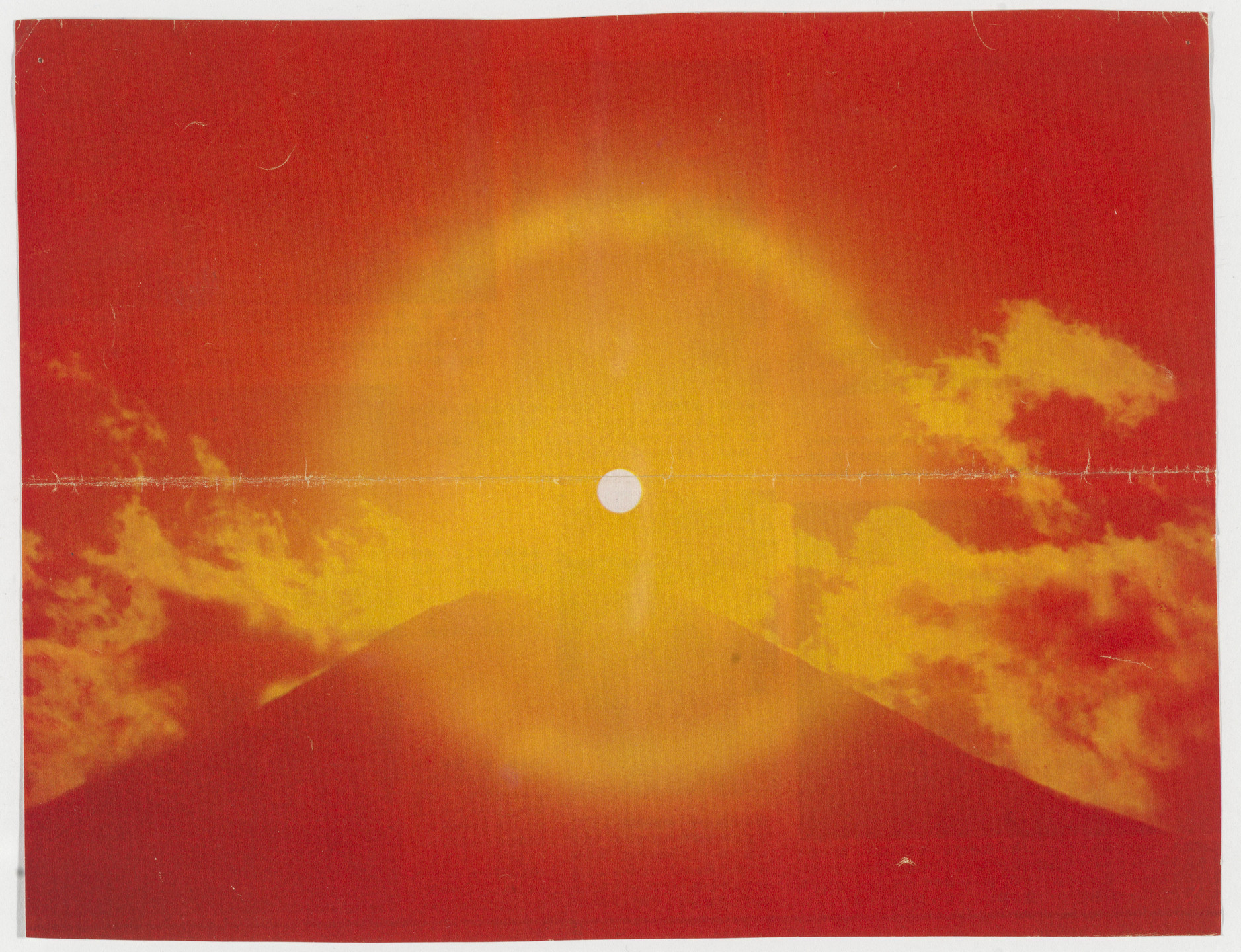 Yutaka Matsuzawa. Untitled (White Circle Collage). c. 1967