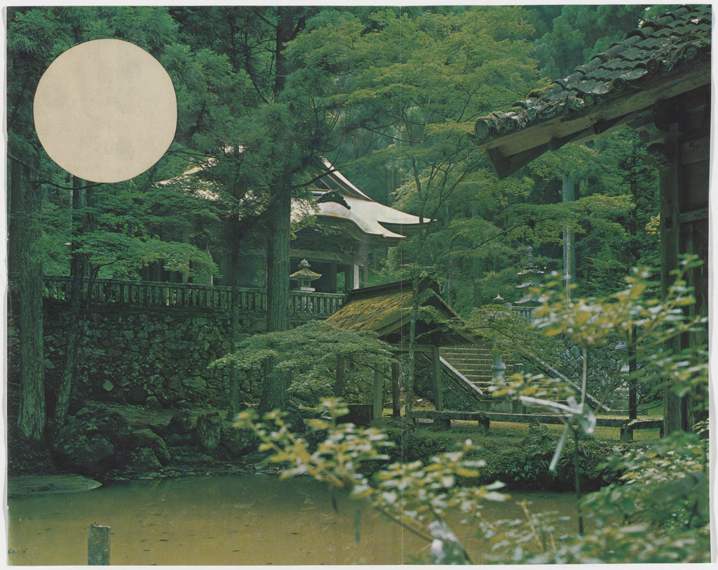 Untitled (White Circle Collage)
