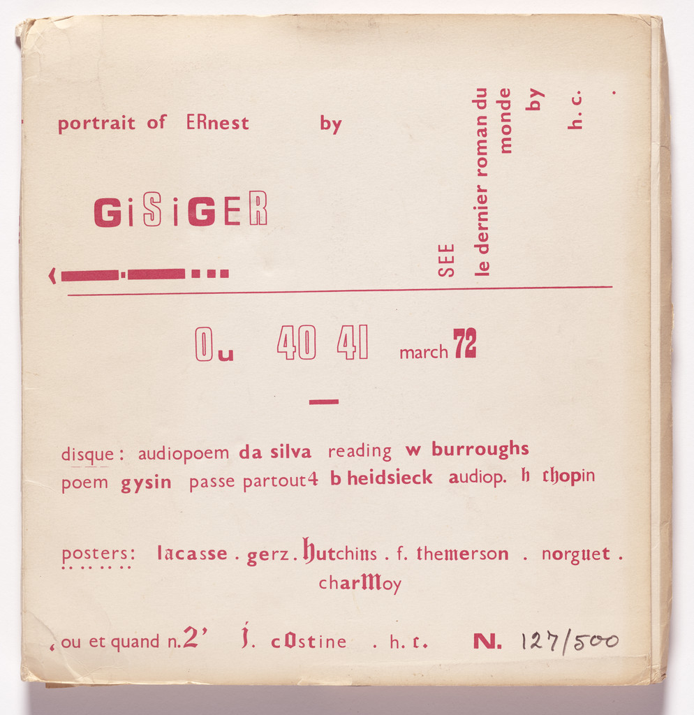 Revue OU Cinquième Saison, no. 40/41