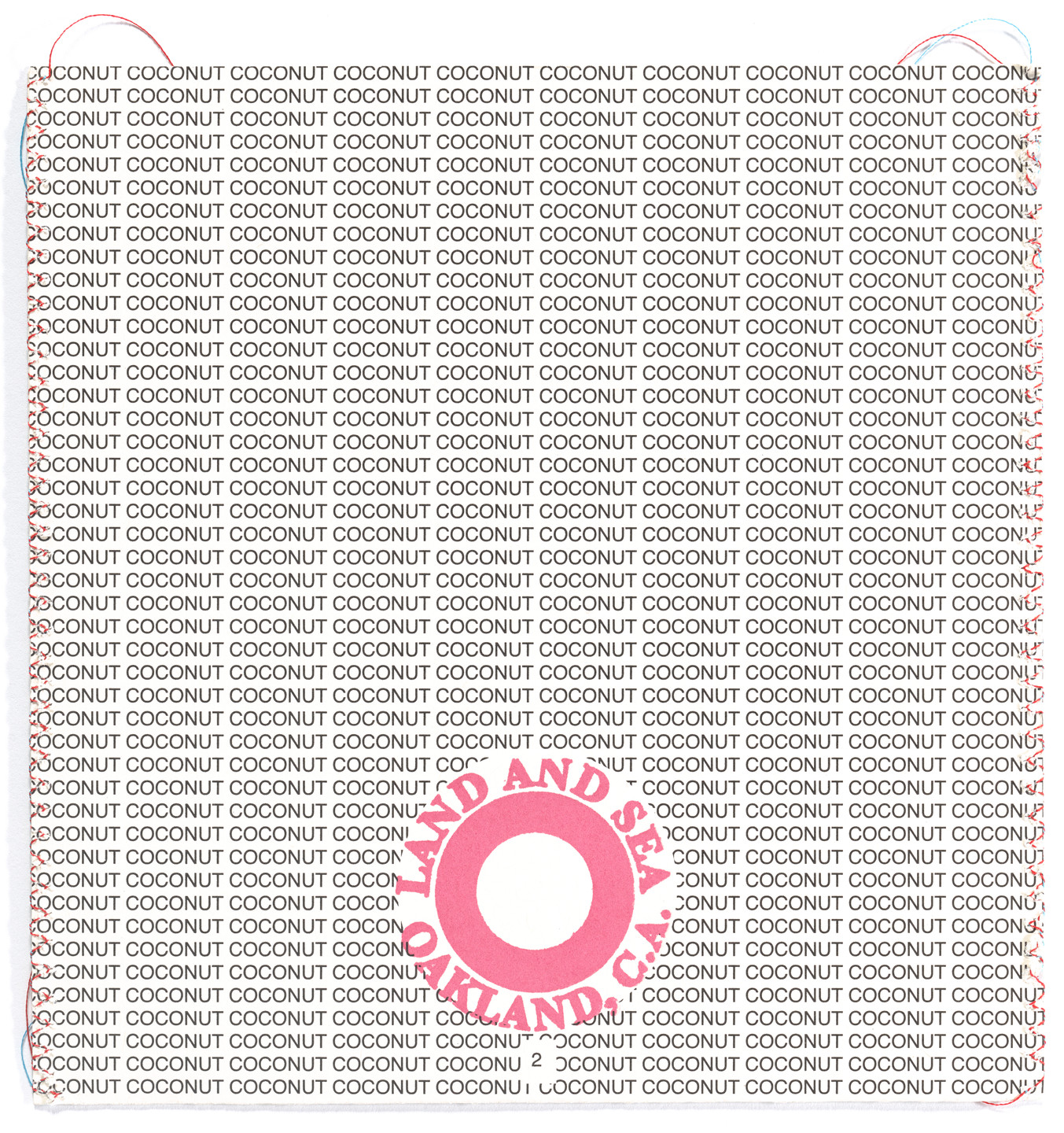 Coconut. Half Hoof / Sassafras. 2010
