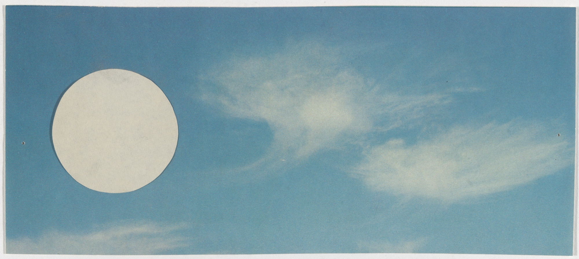Yutaka Matsuzawa. Untitled (White Circle Collage). c. 1967