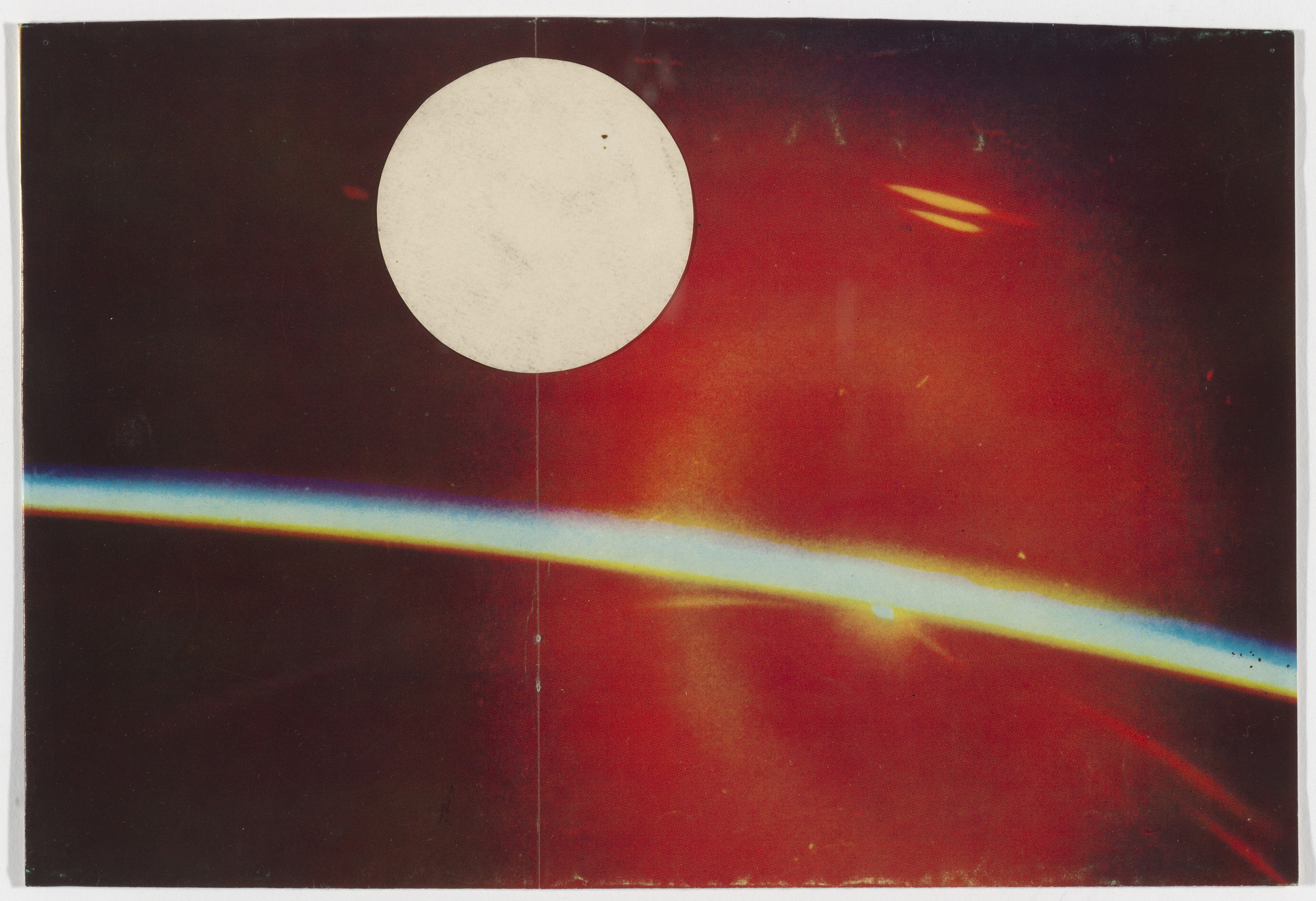 Yutaka Matsuzawa. Untitled (White Circle Collage). c. 1967